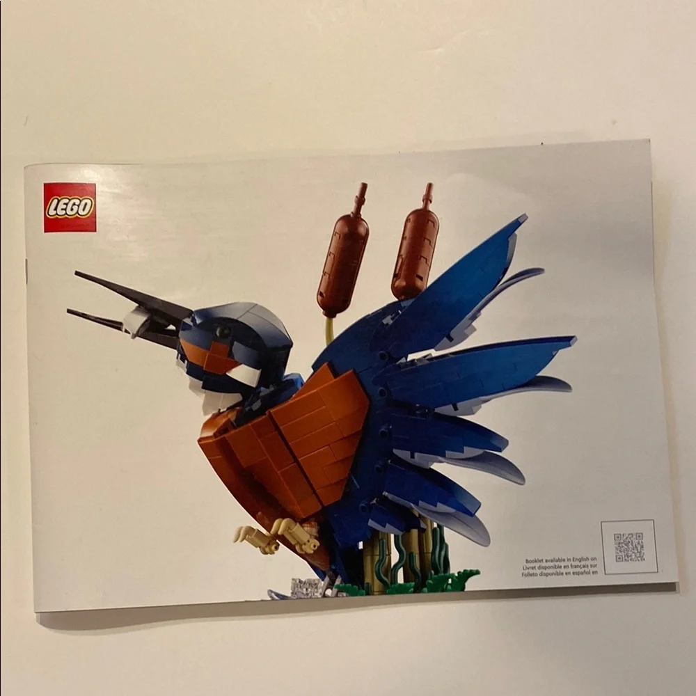 Lego Icons Kingfisher Instruction Booklet Preowned
